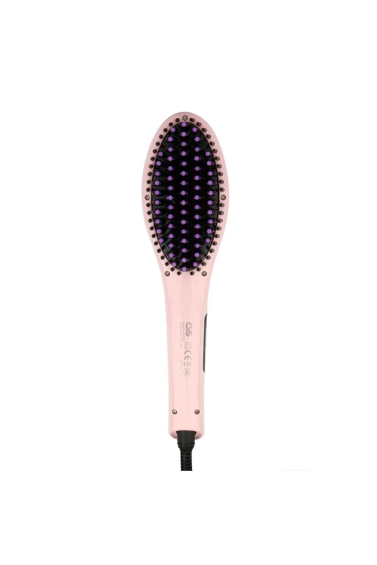 Cvs Marka Dn 7305 Mina Model Pembe Renk Saç Düzleştirici Firça Wrhdr7