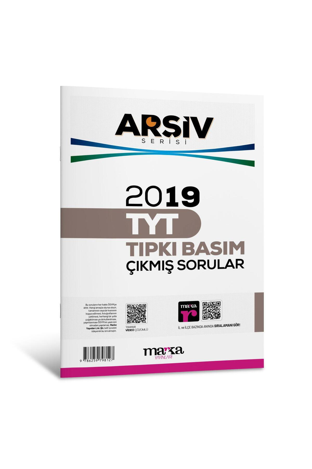 Marka Yayinlari Marka Yks Tyt 2019 Çikmiş Sorular Tipki Basim Arşiv Serisi Çözüml