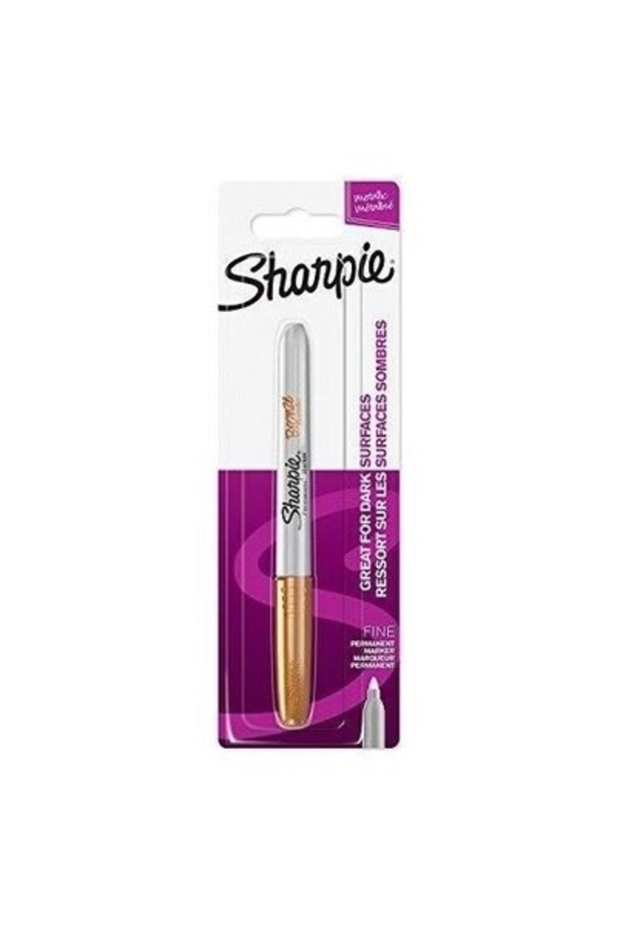 Sharpie Markör Metalik Tekli Blister Bronz