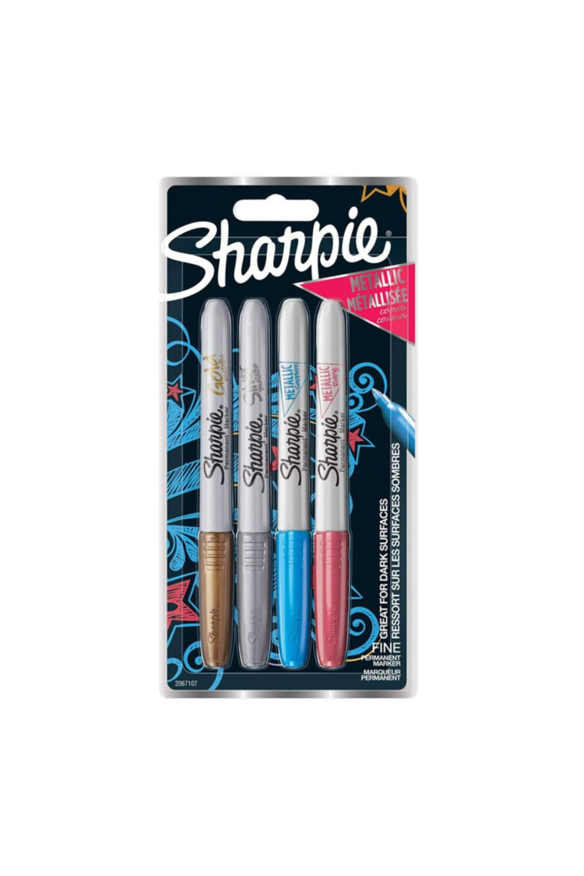 Sharpie Markör Metalik Karişik 4 Lü Blister Alici Öder