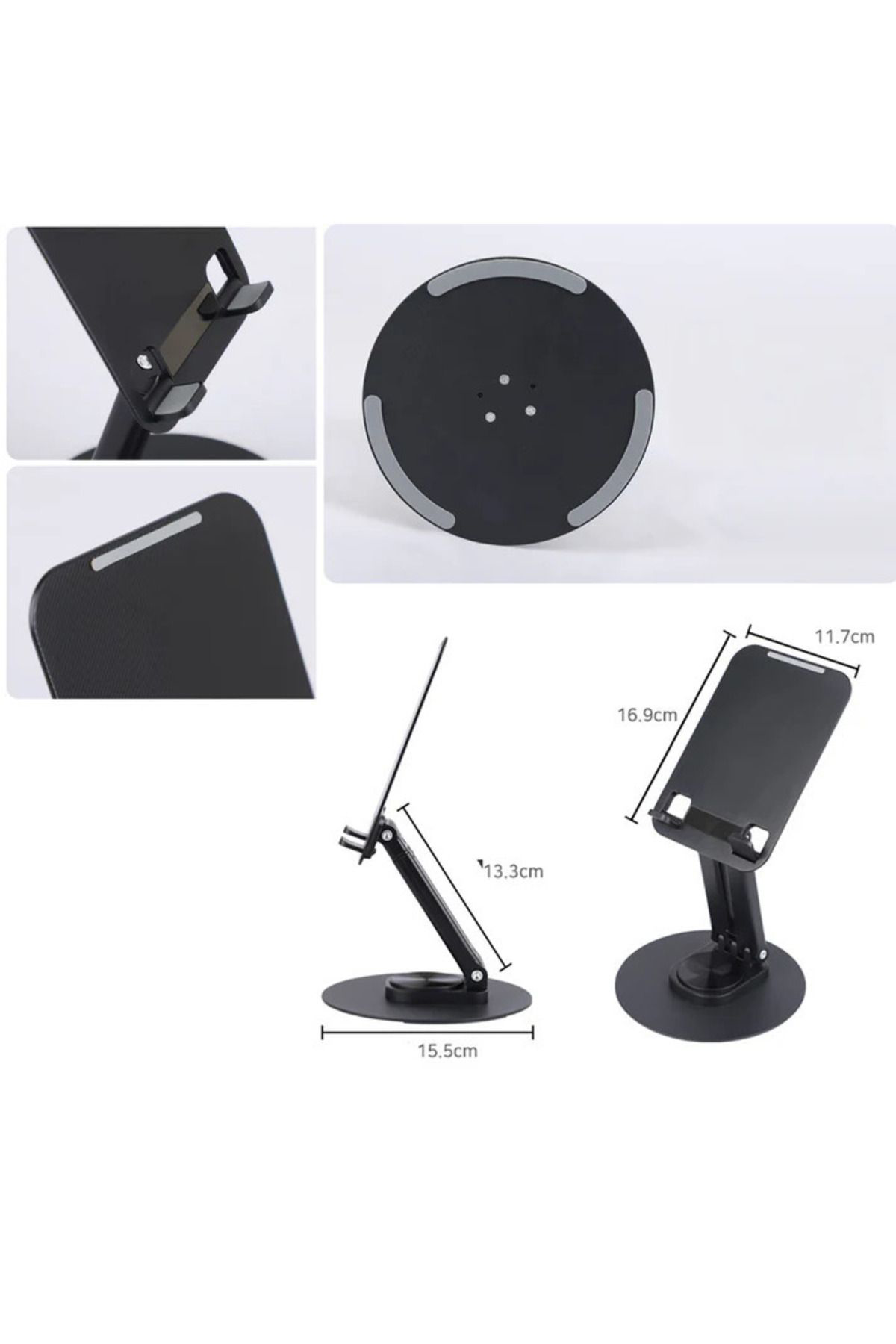 Pmr Masa Üstü Metal Tablet Tutucu - 360° Dönebilen Başlik