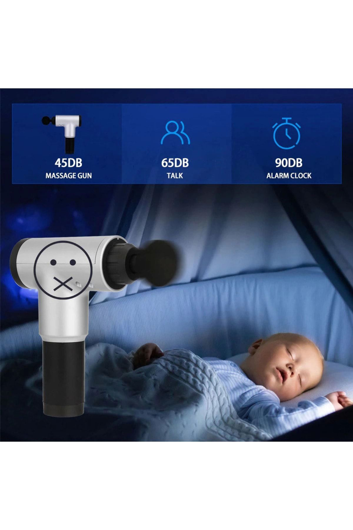 Yusuftex Masaj Aleti Kademeli 2000Mah Batarya Derin Doku Kas Masaj Tabanca