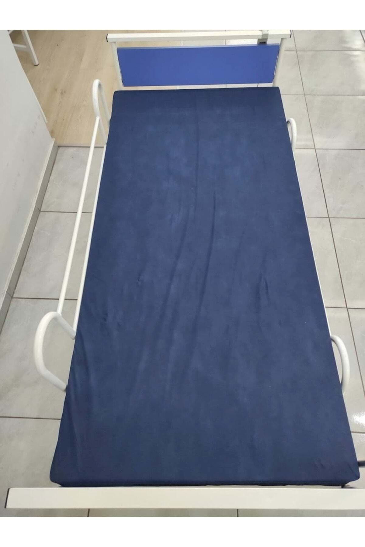 Diğet Mavi Başlikli Hasta Karyolasi 2 Moturlu Eko Model