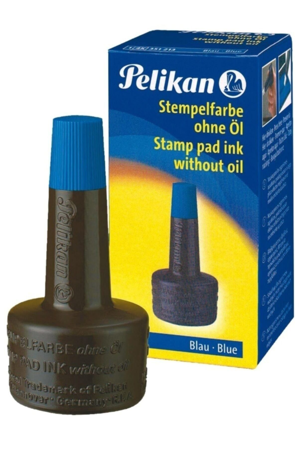 Pelikan Mavi Stampa Mürekkebi 30 Cc İstampa 1 Adet