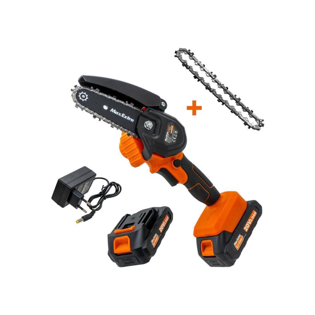Max Extra  Mx8008 Akülü Dal Kesme Budama Mini Testere 20V 2.0Ah