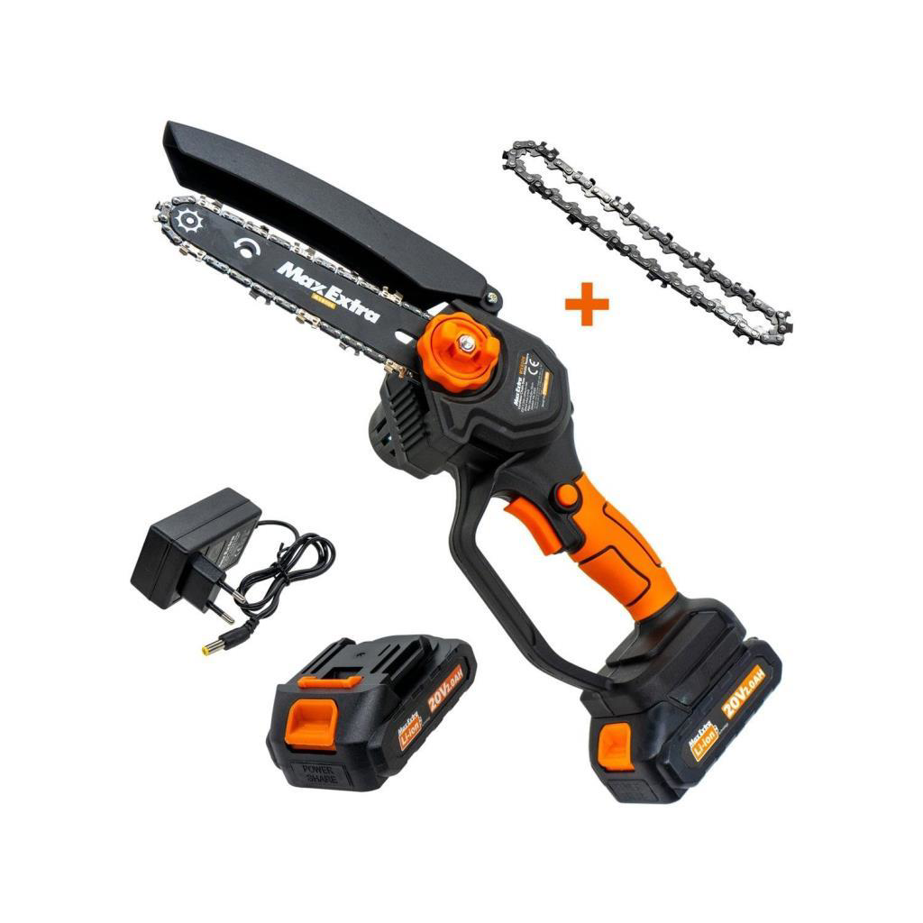 Gürçay Hirdavat Max Extra Mx8006 Akülü Dal Kesme Budama Mini Testere Yağli 20V 2.