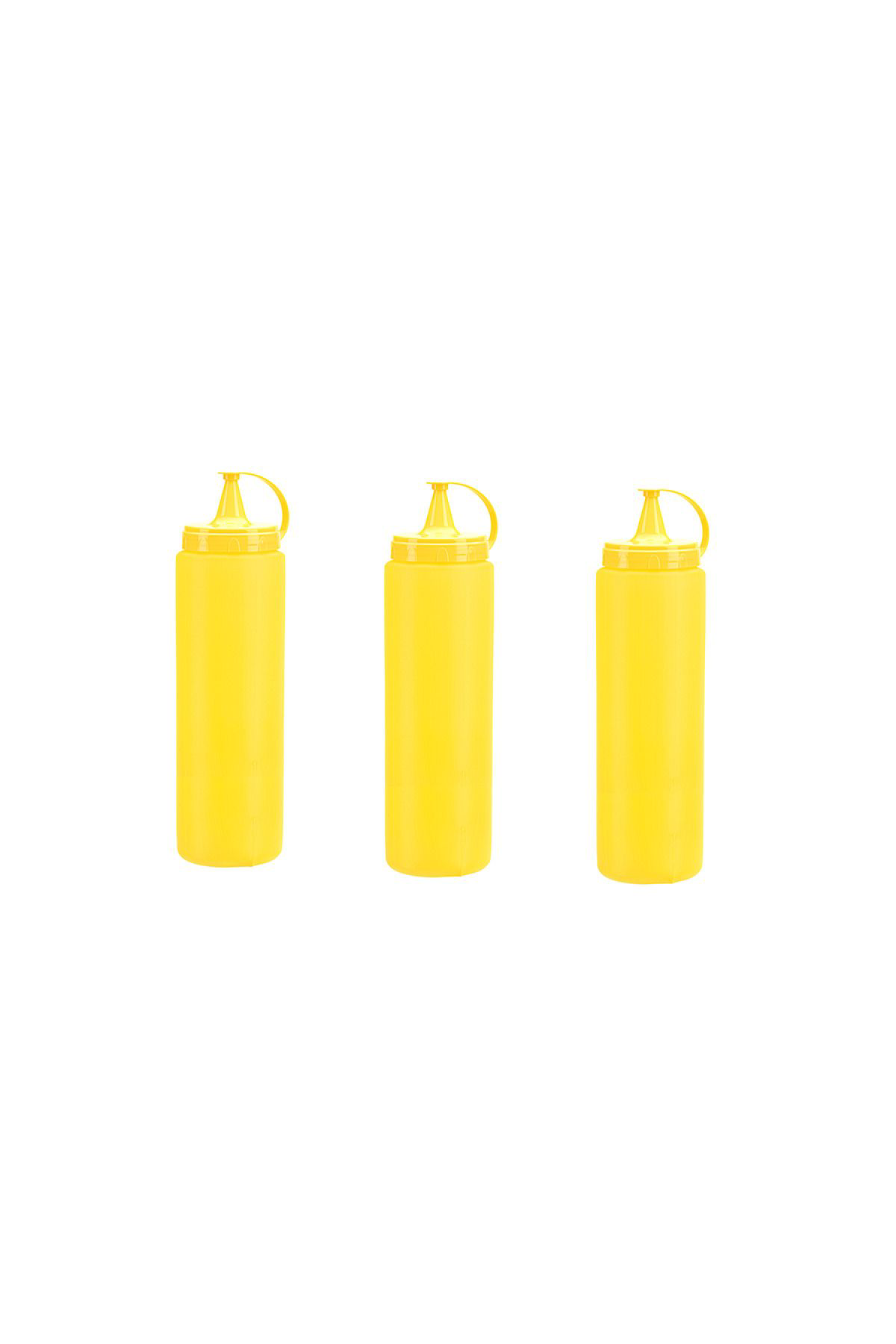 K&A Mayonez Sos Şişesi - 1000Ml Dev Boy Sari 3 Adet