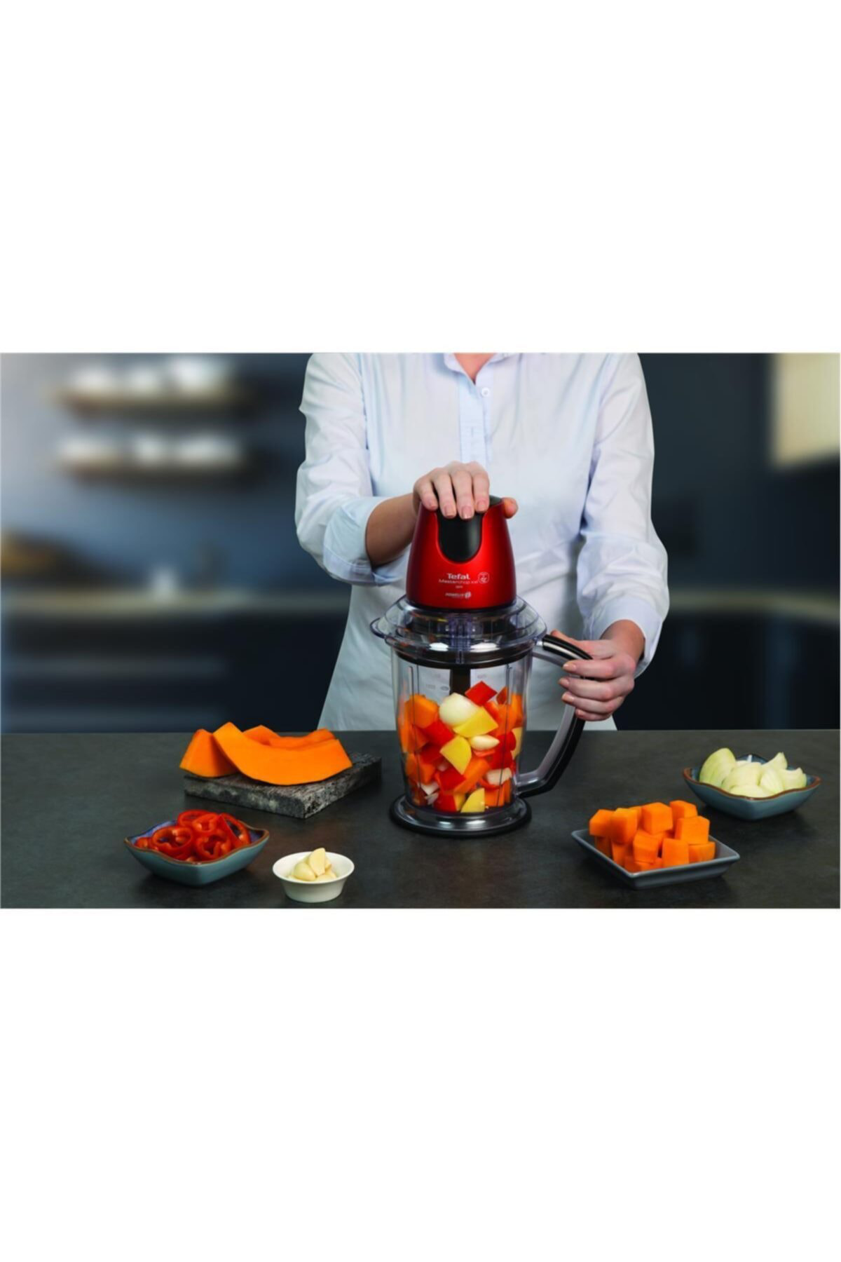 Tefal Mb4705 Masterchop Powelix Maxi 4 Biçakli Rondo Ve Doğrayici 500 W