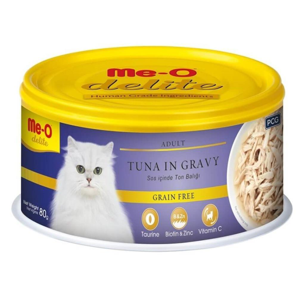 Me-O  Delite Ton Balikli Kedi Konservesi 80 Gr