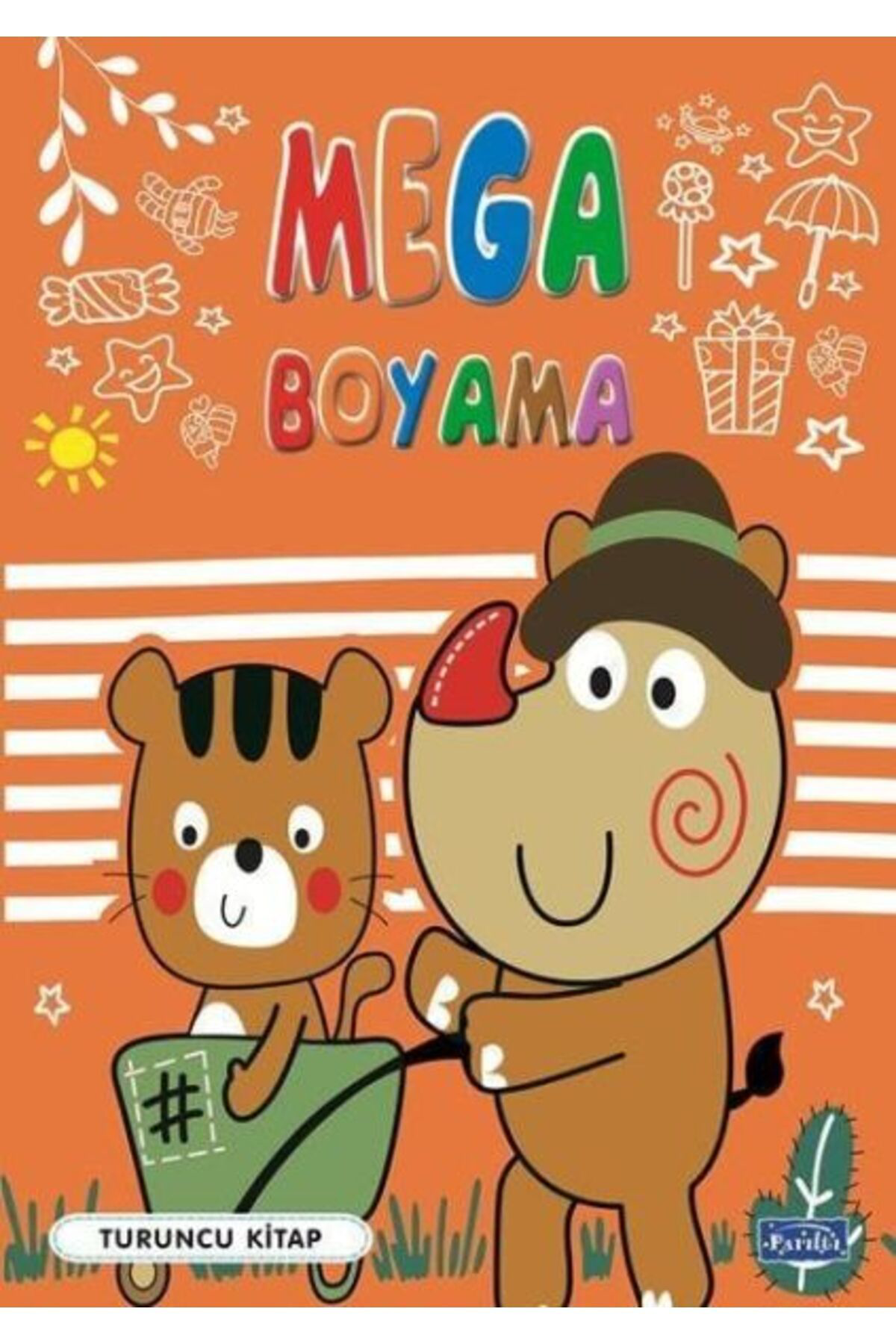 Parilti Yayinlari Mega Boyama Turuncu