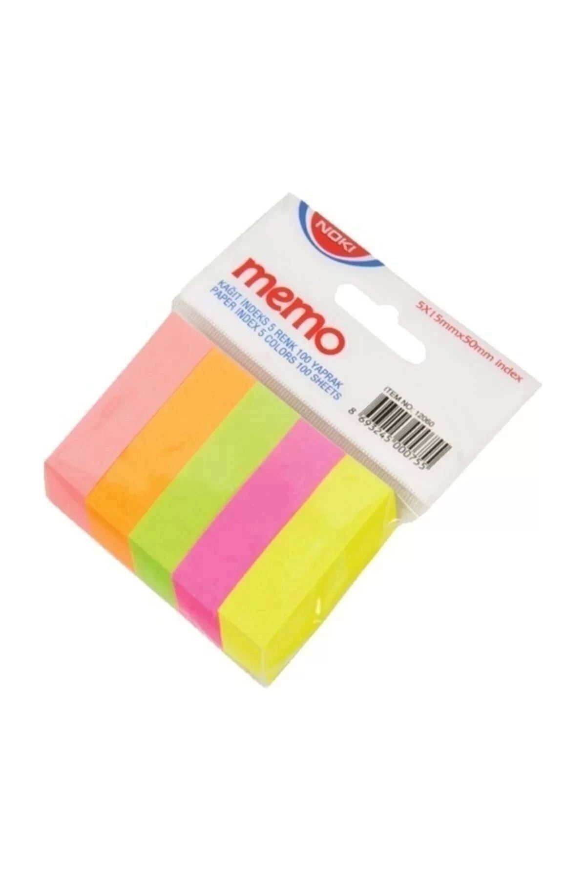 Noki Memo Kağit İndex 5 Renk (Postit) Ayraç 12060
