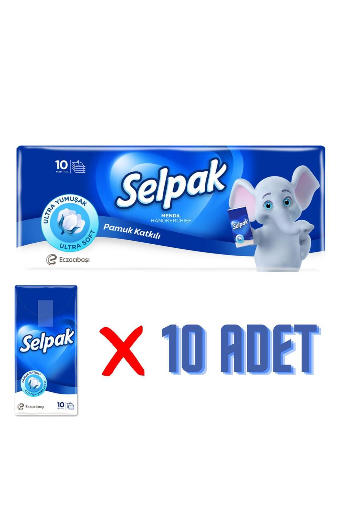 Selpak Mendil 10 Lu Paket - Klasik