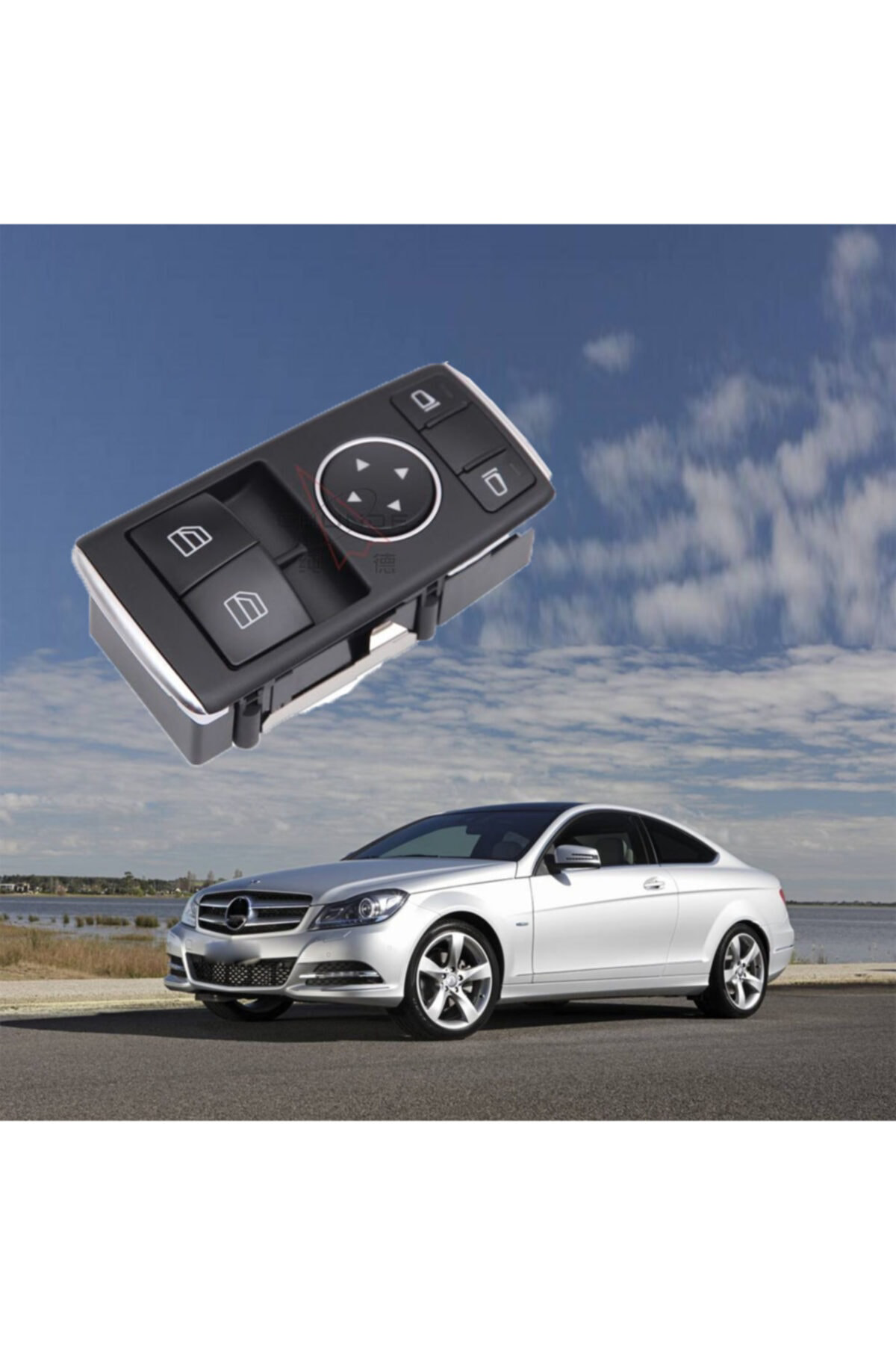 Oem Mercedes C204 -R231 Cam İndirme Kaldirma Düğmesi Sol Çiftli 3 Pin
