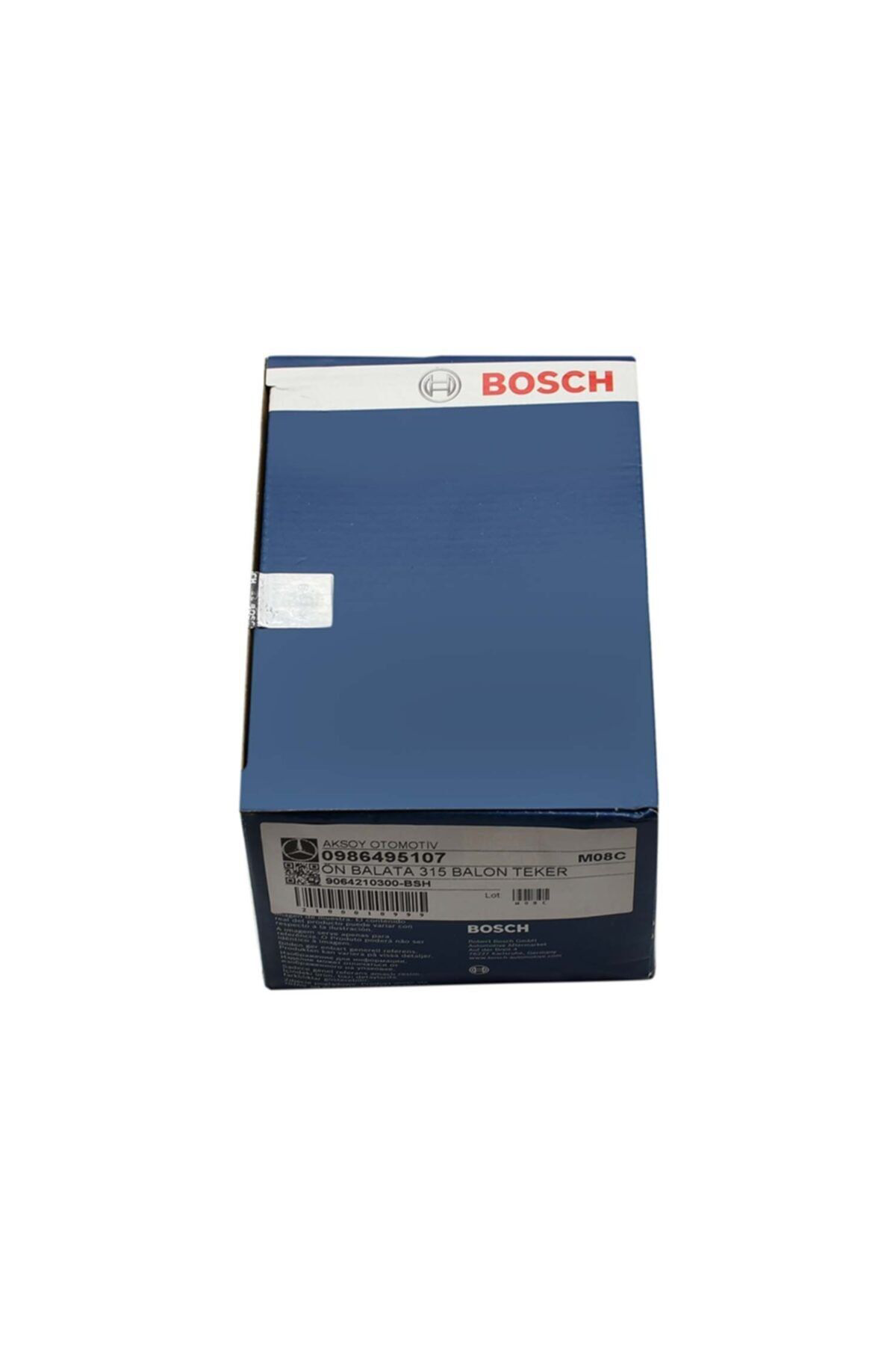 Bosch Mercedes Ön Fren Balatasi Balon Teker Sprinter 0986495107 9064210