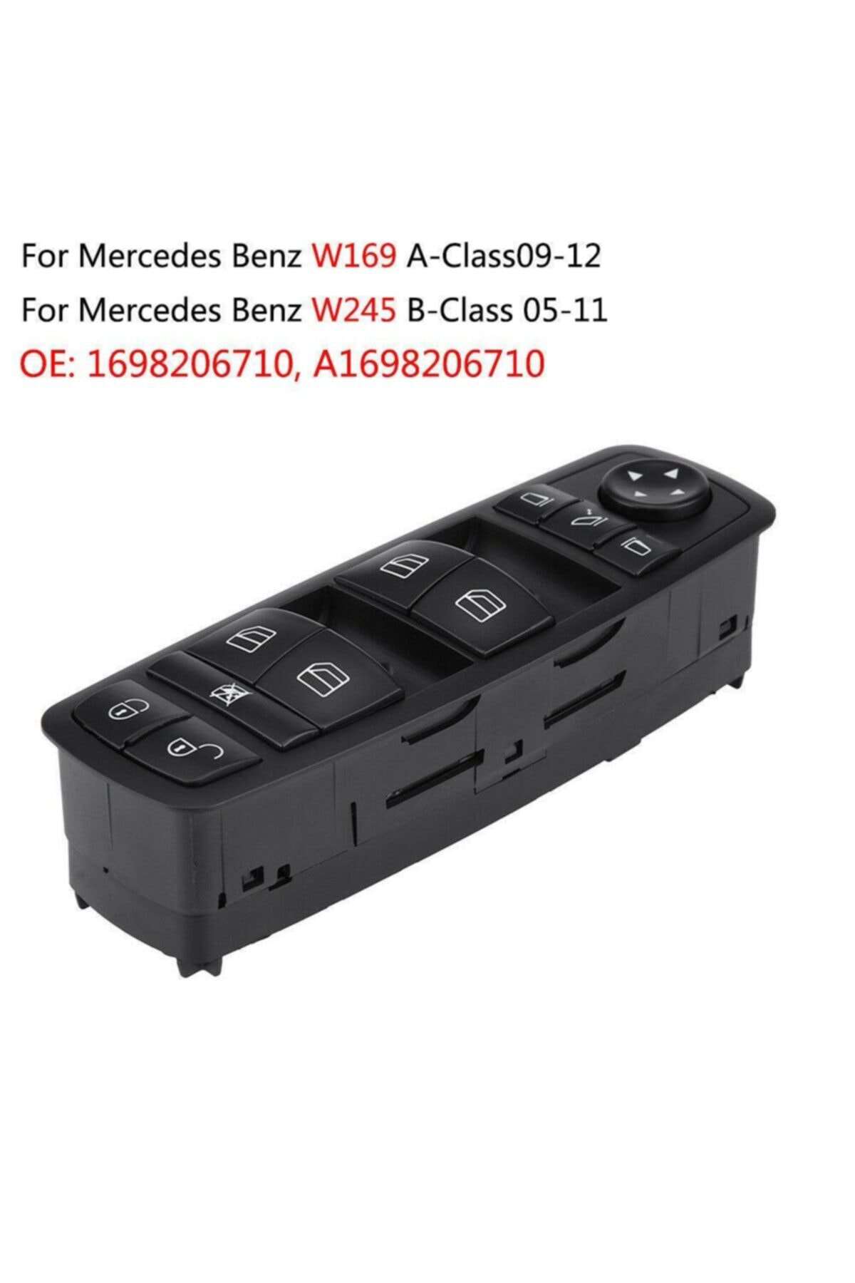 Mcar Mercedes W169 A Serisi - W245 B Serisi Cam Düğmesi 2004--2011