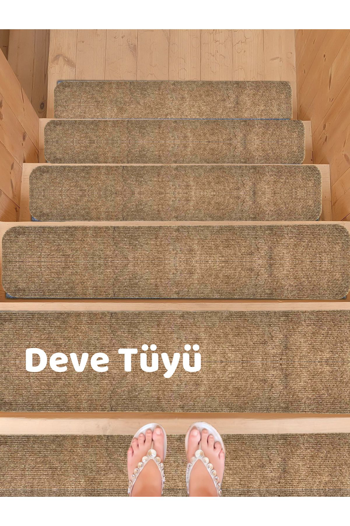 Beylini Merdiven Halisi Basamak Halisi Keçe Kaymaz Taban Yapişkanli Halif
