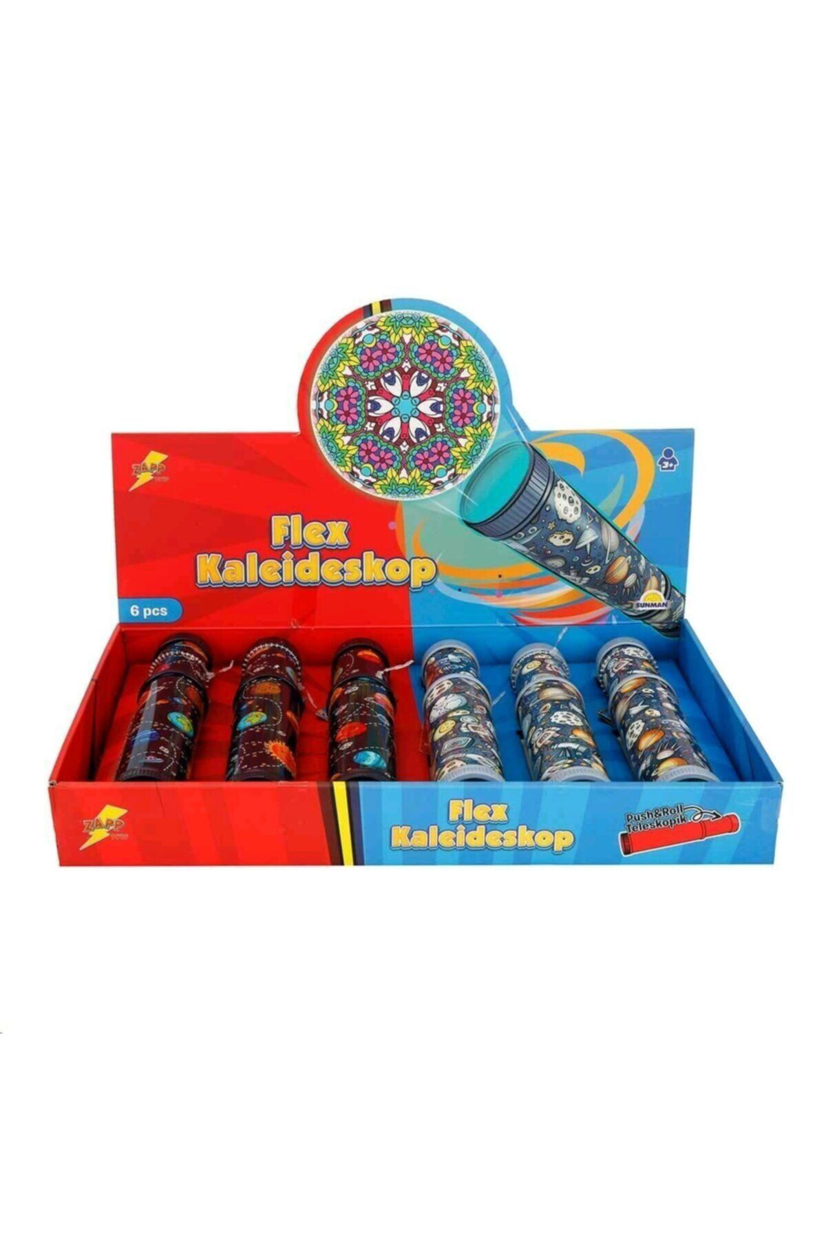 Oyuncak Store Metal Çiçek Dürbünü - Flex Kaleydoskop 31,5 Cm. 1 Adet