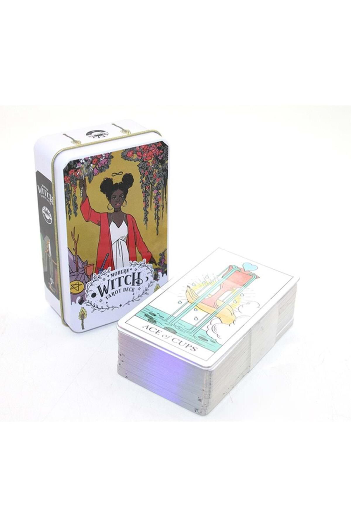 Zs Demir Metal Kutulu Tarot Karti