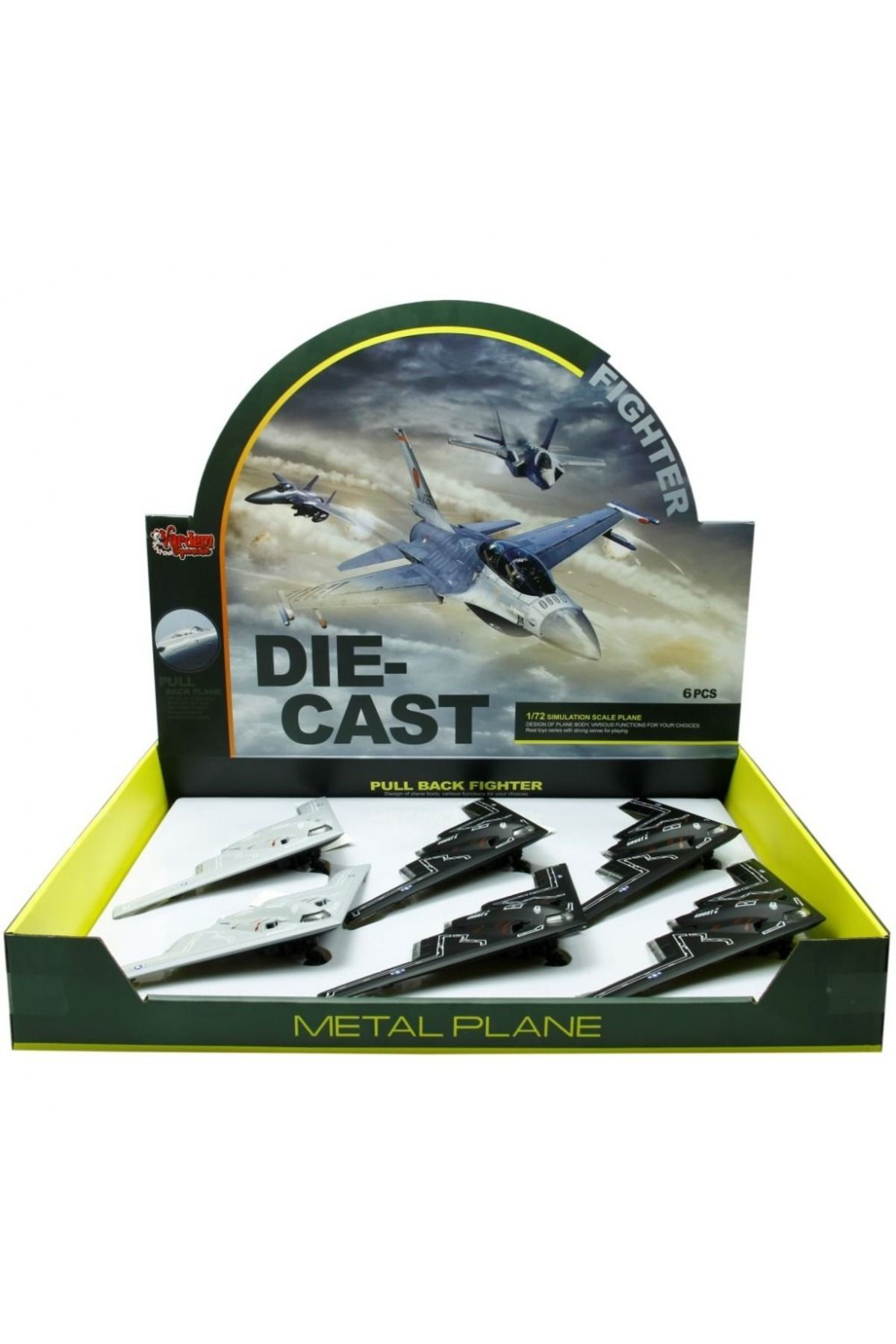 Oyuncak Store Metal Sesli İşikli Ghost Hayalet Savaş Uçaği Modeli Oyuncak