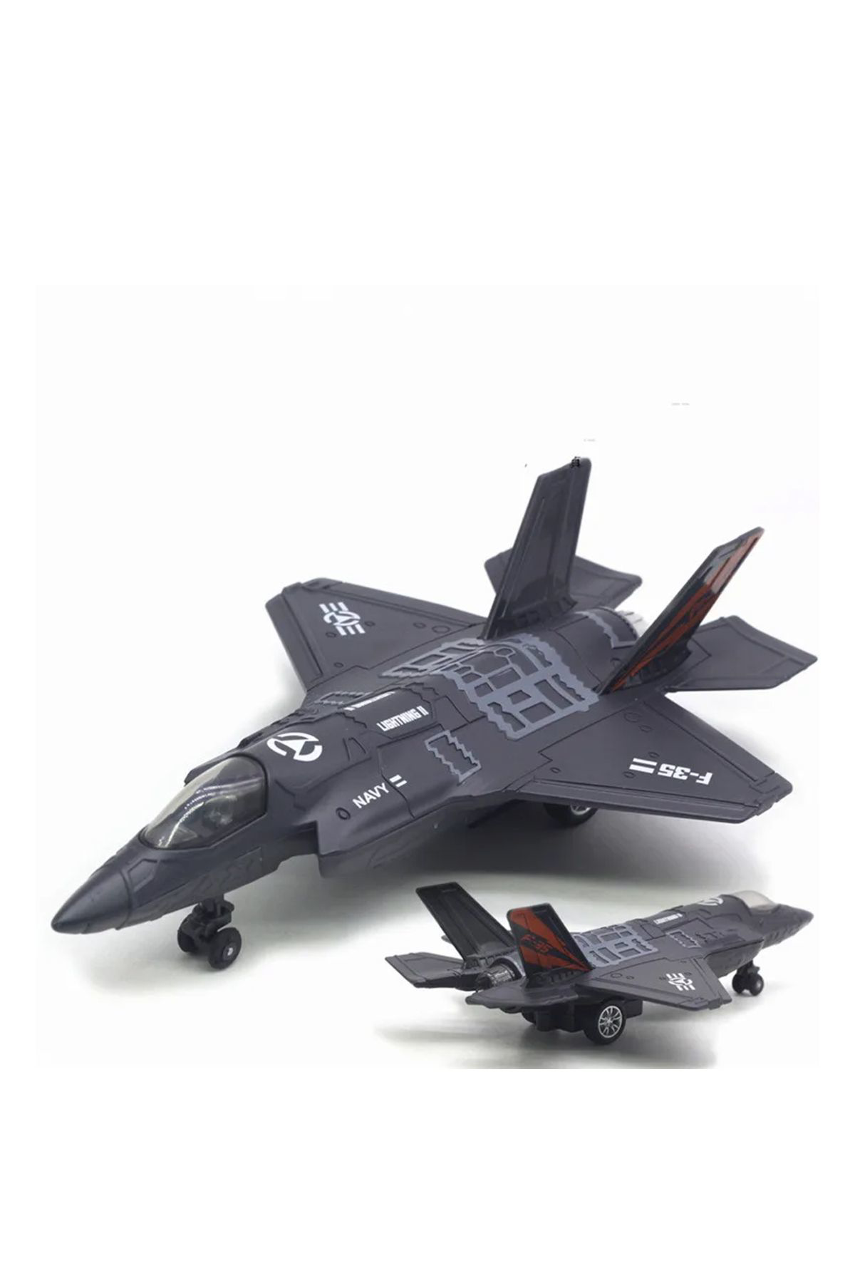 Oyuncak Store Metal Sesli İşikli Savaş Uçaği Modeli F-35 Oyuncak
