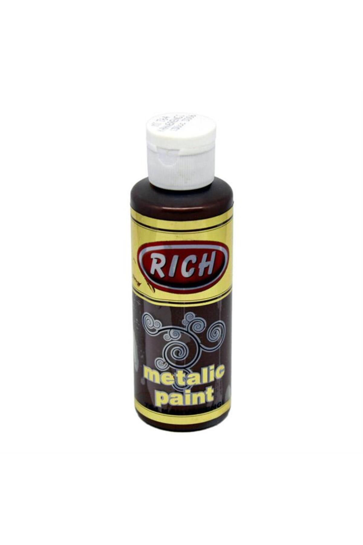 Rich Metalik Akrilik Boya 120Cc. N:865 Antik Çikolata