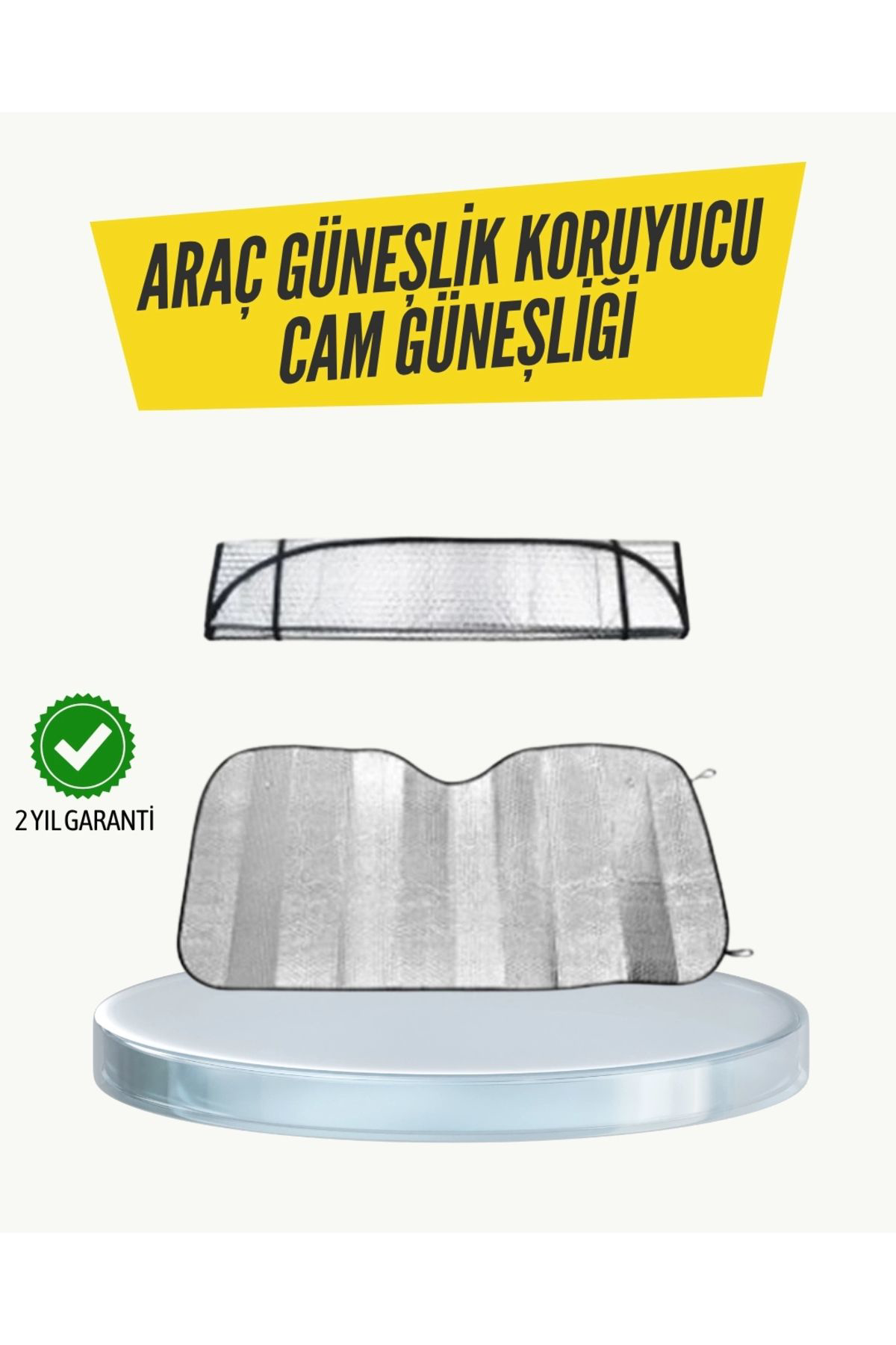 Nerede Bulurum Metalize Reflektörlü Katlanabilir Araç Güneşliği – Yüksek Perform