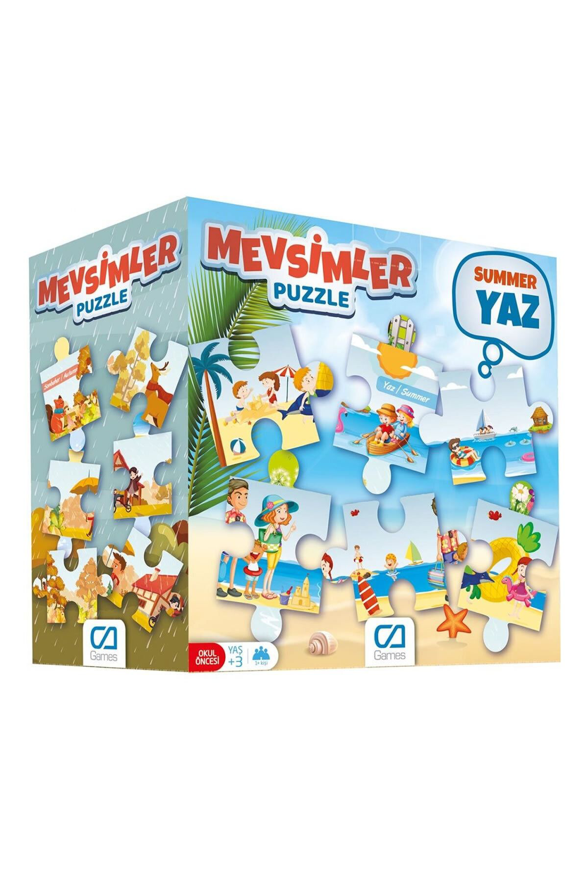 Ca Games Mevsimler Kutulu Dev Yer Puzzle Yapboz 24 Parça