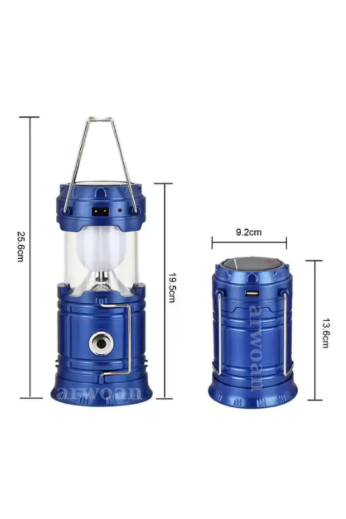 Orion Mh Gold Güneş Enerjili Şarjli Led El Feneri İşildak 6+1 Mh-5800T