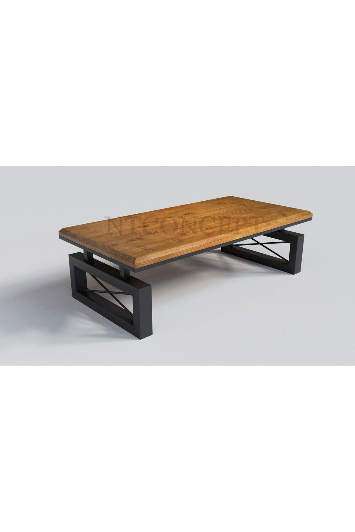 Nt Concept Mia Doğal Ahşap Sehpa(75Cm-100Cm-H44cm)