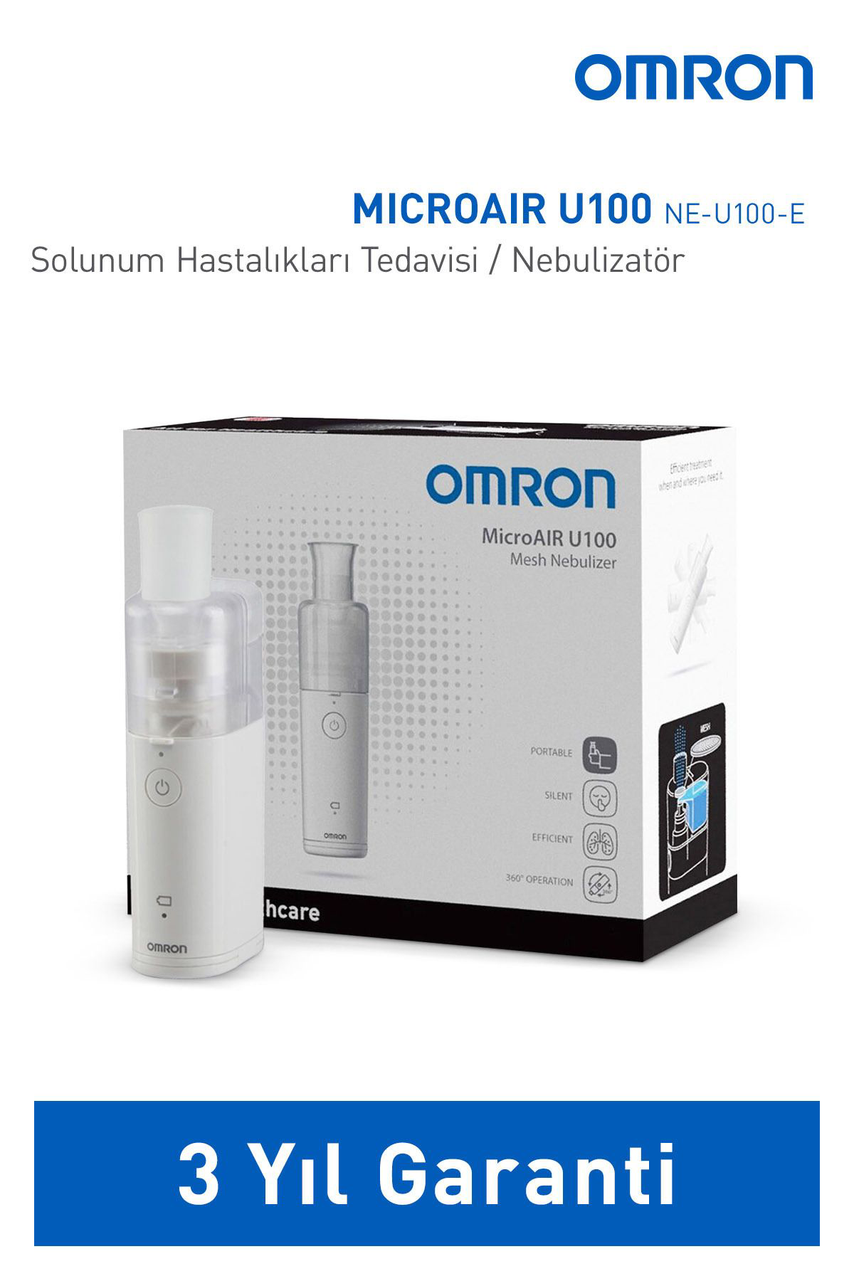 Omron Microair U100 Elde Taşinabilir Nebülizatör