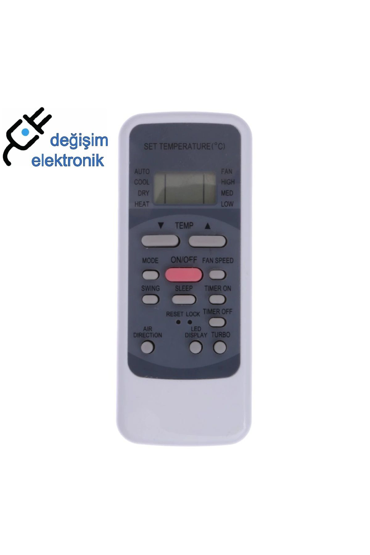 Tteknolojik Midea Rg51m/E Uyumlu Klima Kumandasi