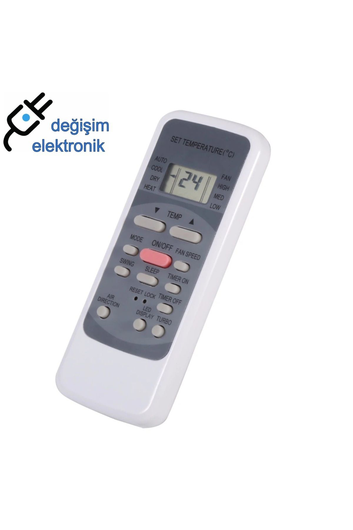 Tteknolojik Midea Rg51m/E Uyumlu Klima Kumandasi