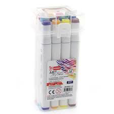 Mikro  Art Çift Uçlu Marker Kalem 12 Renk Zw-8001-12