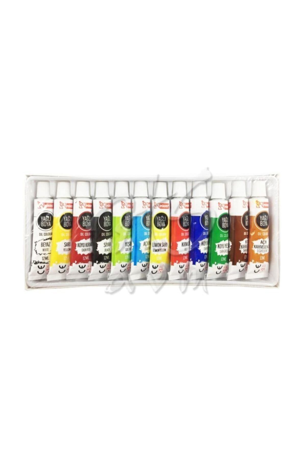 Anka Art Mikro Yağli Boya 12Ml 12Li