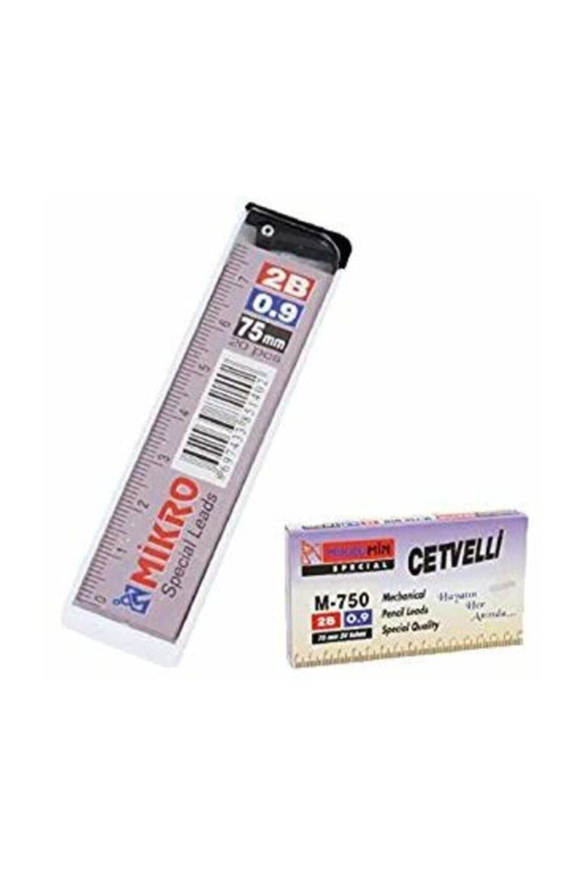 Mikro Min Cetvelli 2B Kalem Ucu 75Mm 24 Tüp M-750 Paket