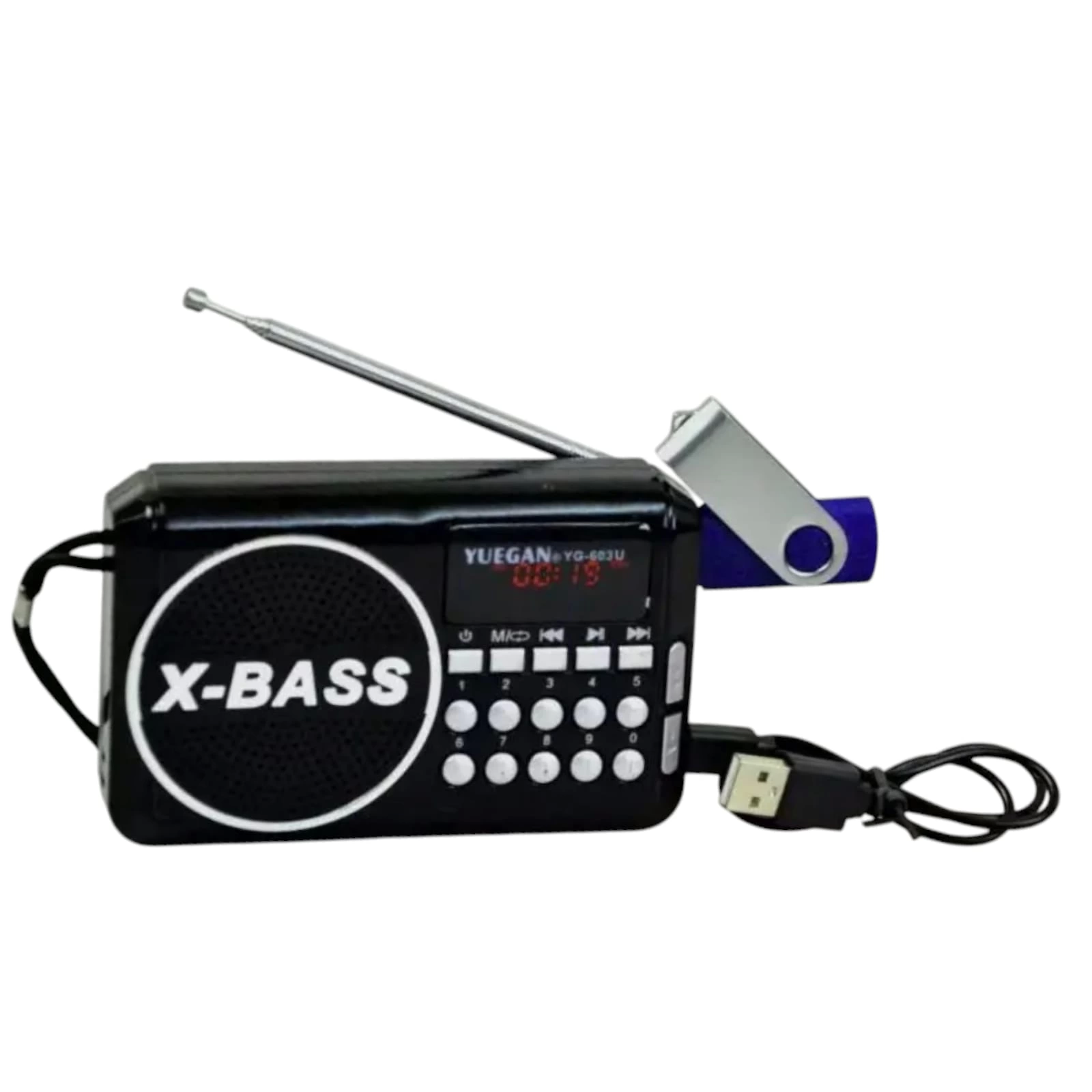 Just Cheap Store Mini Cep Fm Radyo Dijital Göstergeli  Jtec Şarjli