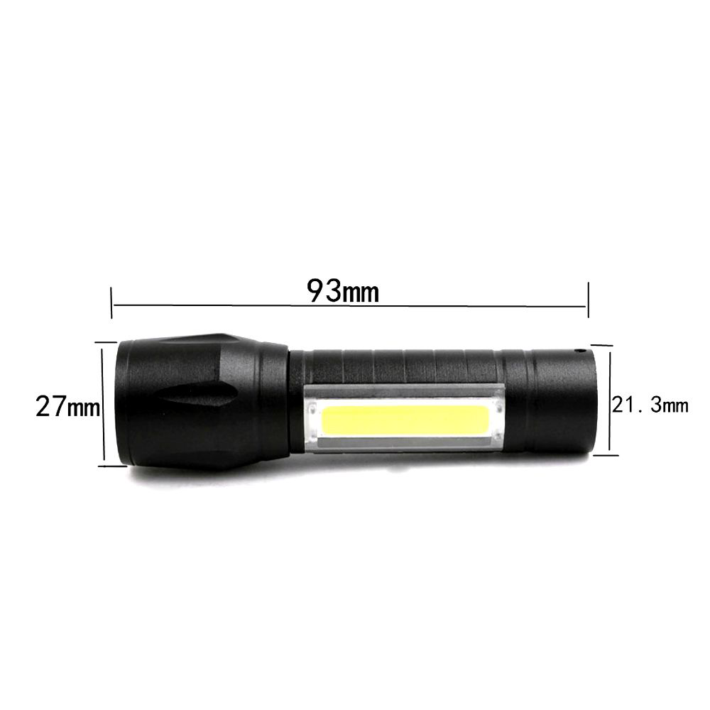 Evimdeyokyok Mini Çok Güçlü Şarjli El Feneri Xpe-Cob Led Wt-030 Tdrtr