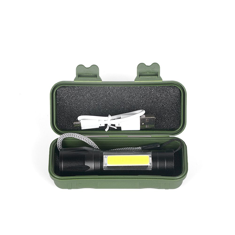 Evimdeyokyok Mini Çok Güçlü Şarjli El Feneri Xpe-Cob Led Wt-030 Tdrtr