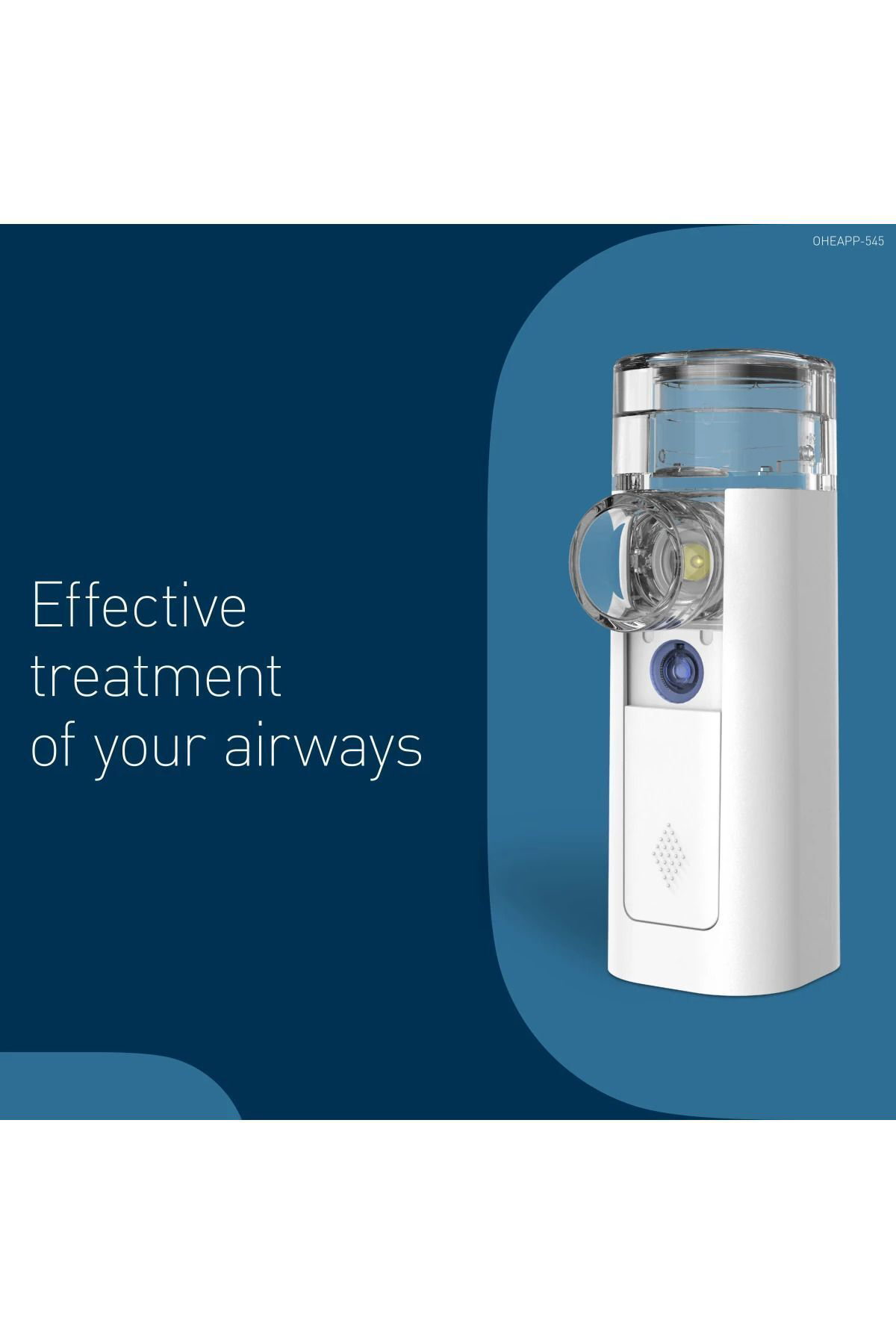 Omron Mini Hava 360 Taşinabilir Mesh Nebulizatör 4015672114135