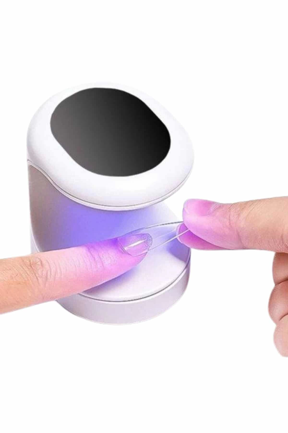 Yusuftex Mini Taşinabilir Kalici Oje Jel Tirnak Kurutucu Fototerapi Makine