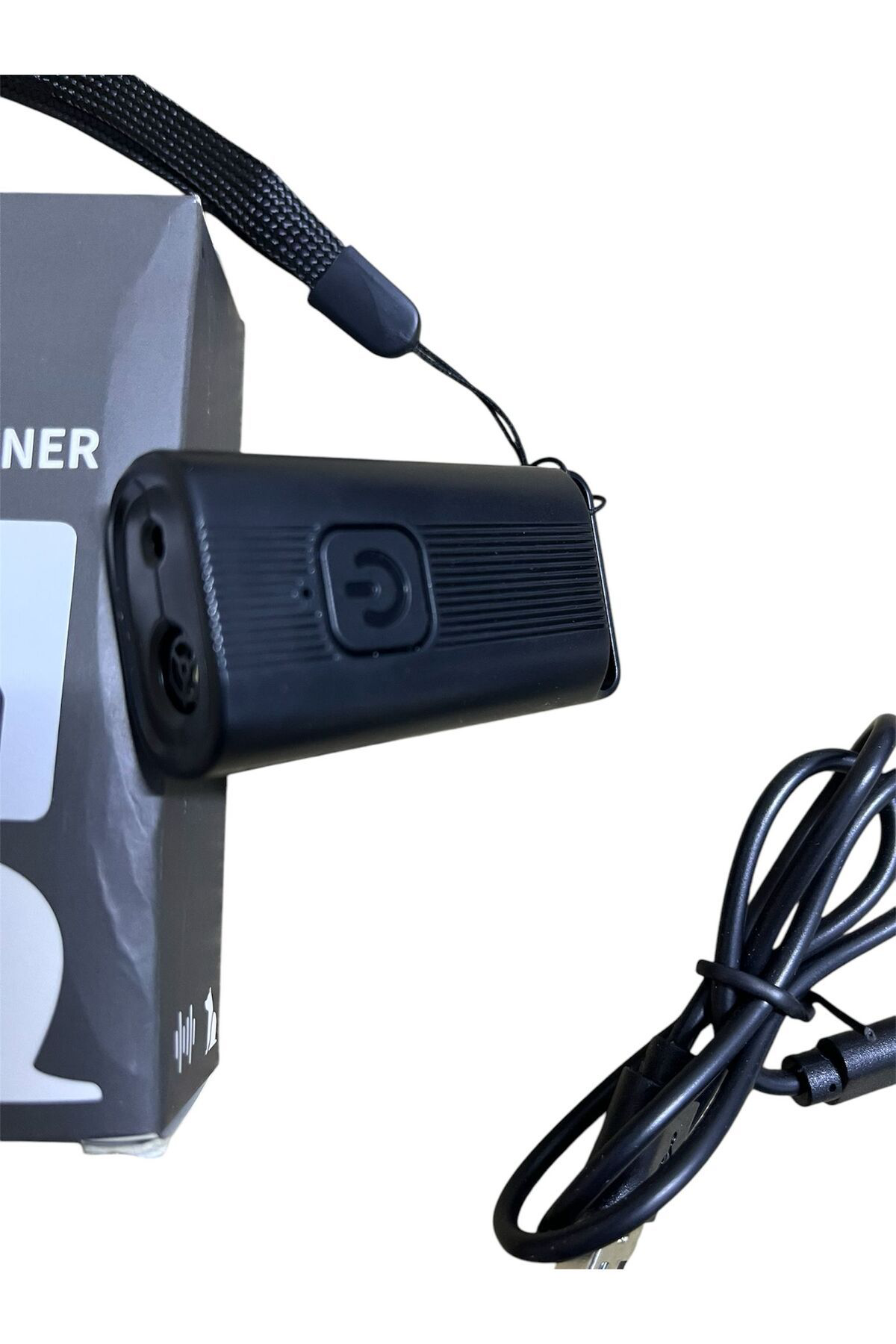 Ekvet Mini Ultrasonik Köpek Kovucu, Şarj Edilebilir, Usb Şarji İle, Siy