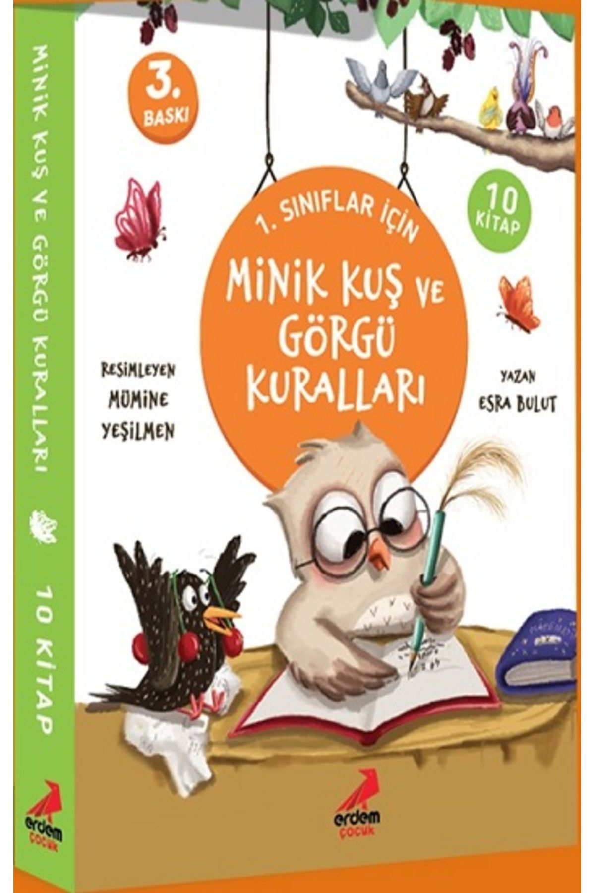 Erdem Çocuk Minik Kuş Ve Görgü Kurallari 10 Kitap Set