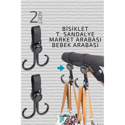 ModaCar Bebek Arabası Askısı Market Arabası Bisiklet T.Sandalye A