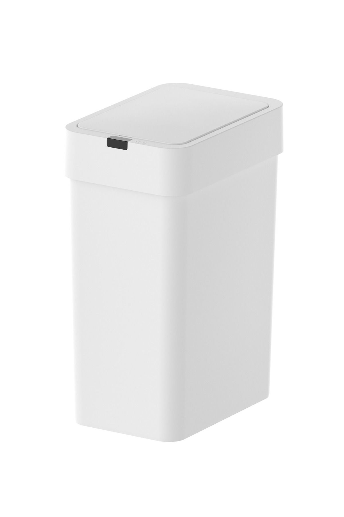 Ferah Plastik Modern Beyaz Dikdörtgen Sensörlü Çöp Kutusu - Minimalist Pratik T