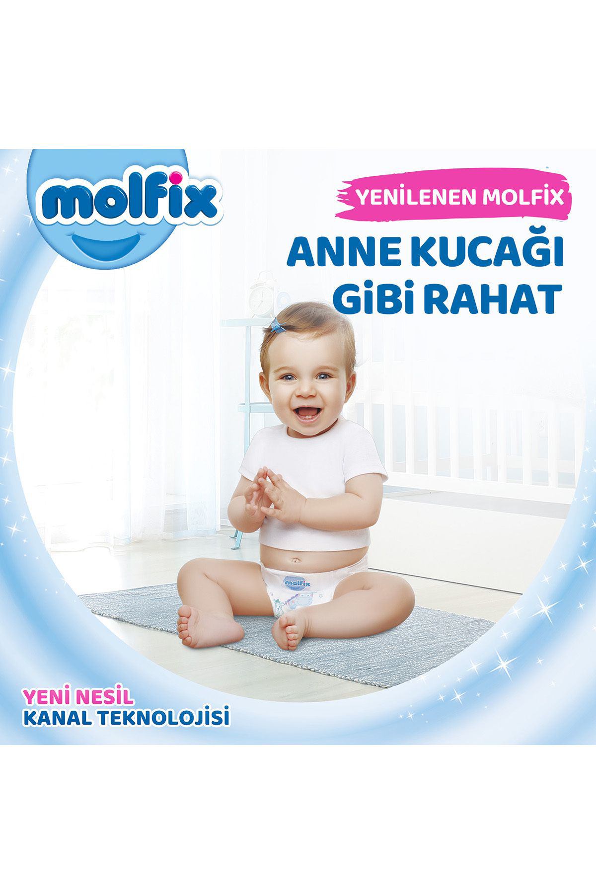 Molfix  Bebek Bezi 4 Beden Maxi Avantajli Paket 186 Adet