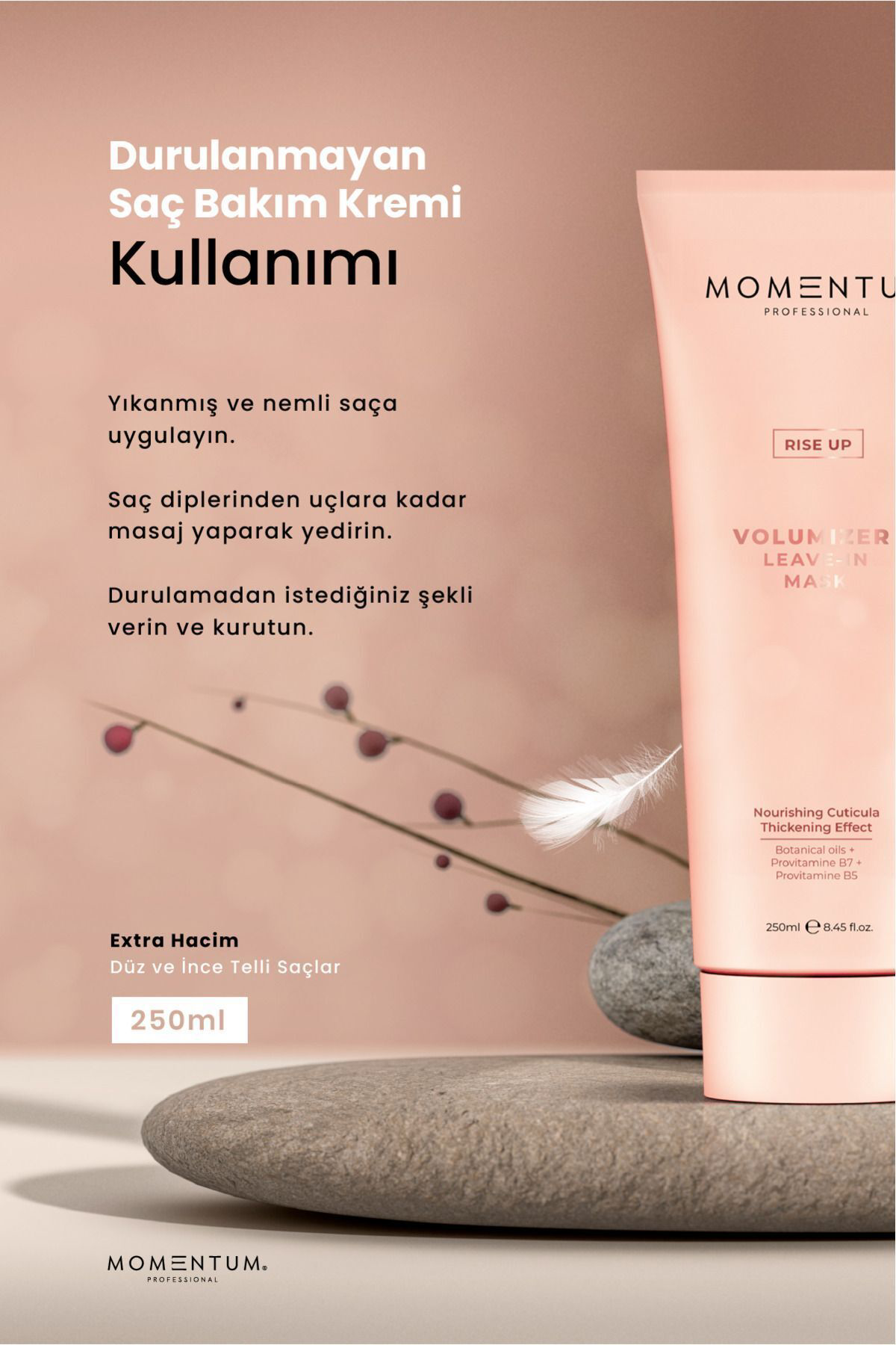 Momentum Momemtum Saç Bakim Kremi Durulanmayan Volumizer Mask 250 Ml