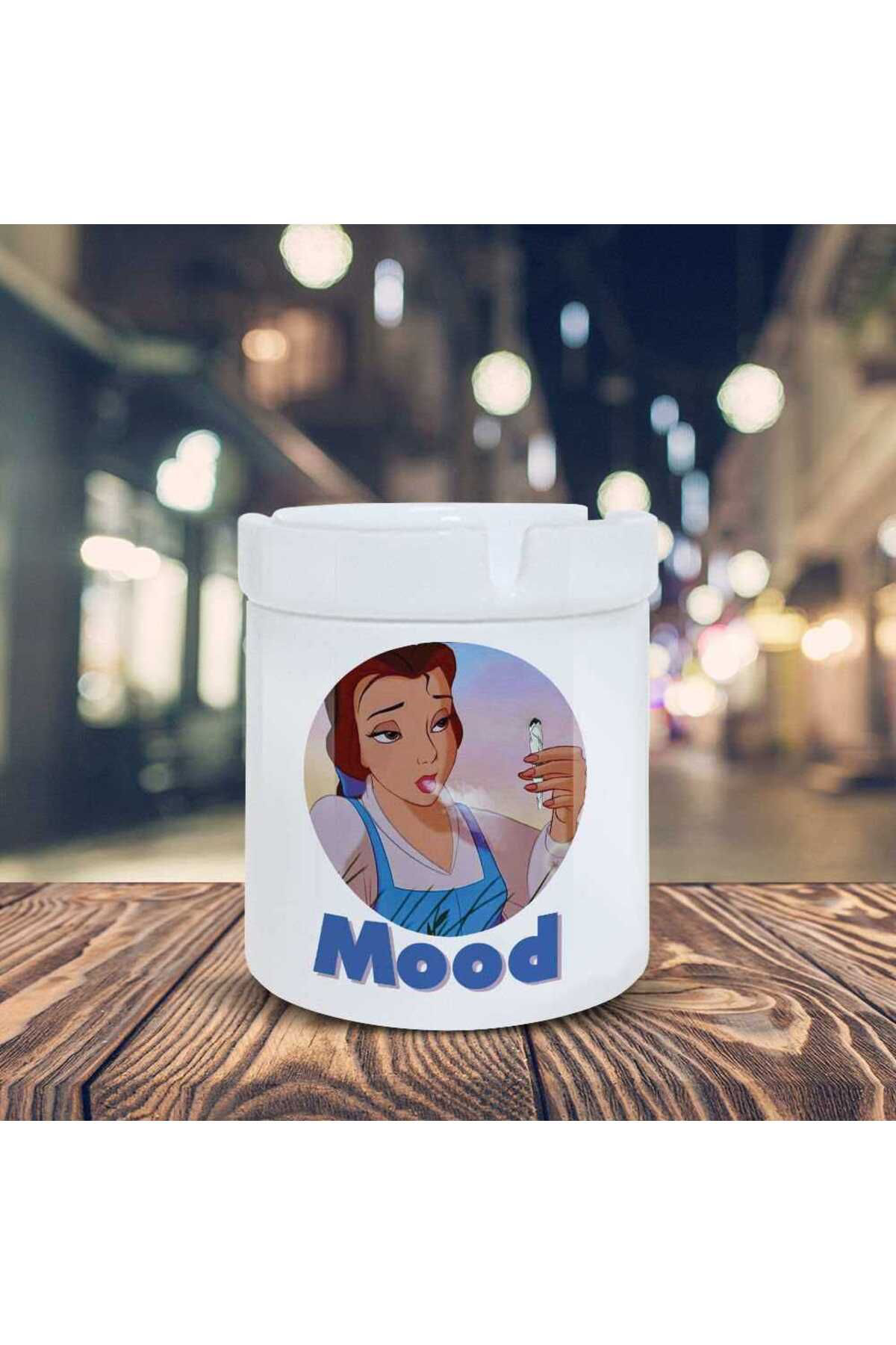 Asilmeydan Mood Küllük Prenses Belle Baskili Kül Tablasi K-153