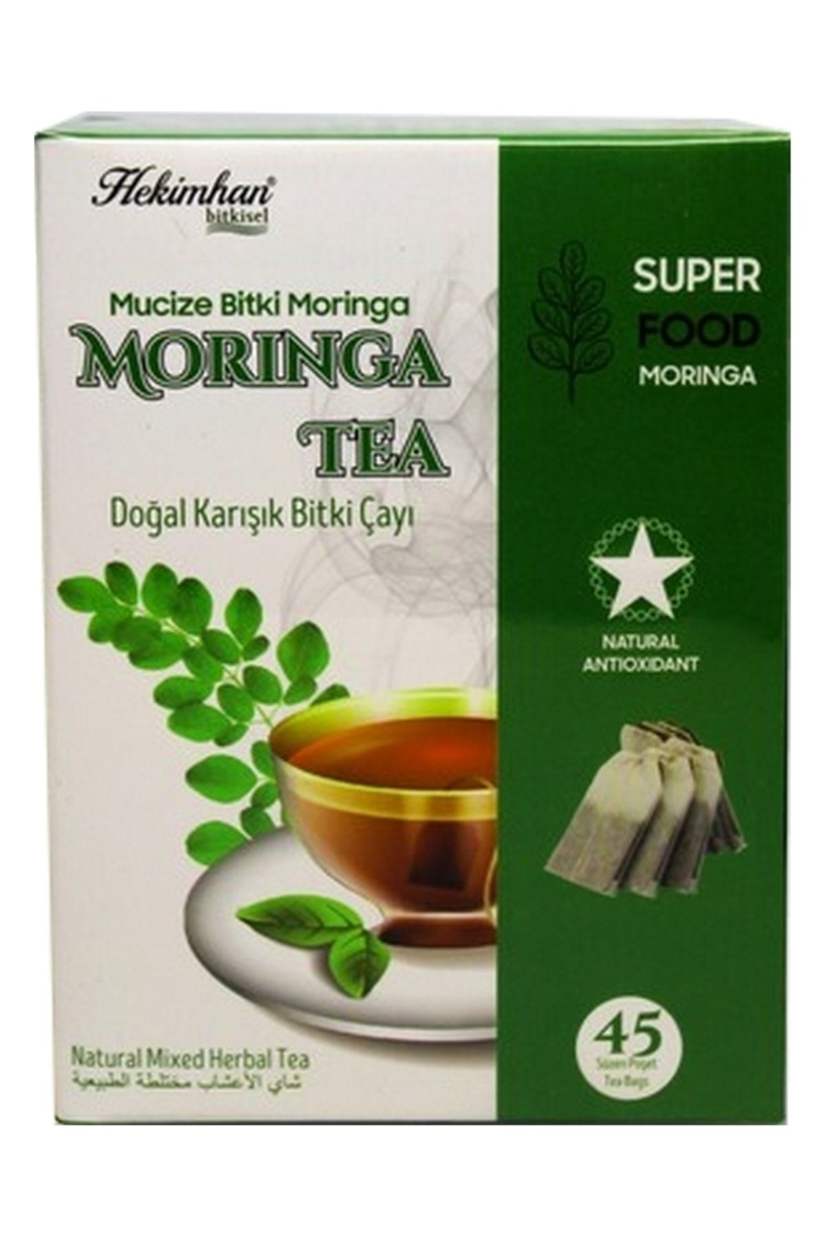 Hekimhan Moringa Çayi 45'Li Süzen Poşet 6 Adet