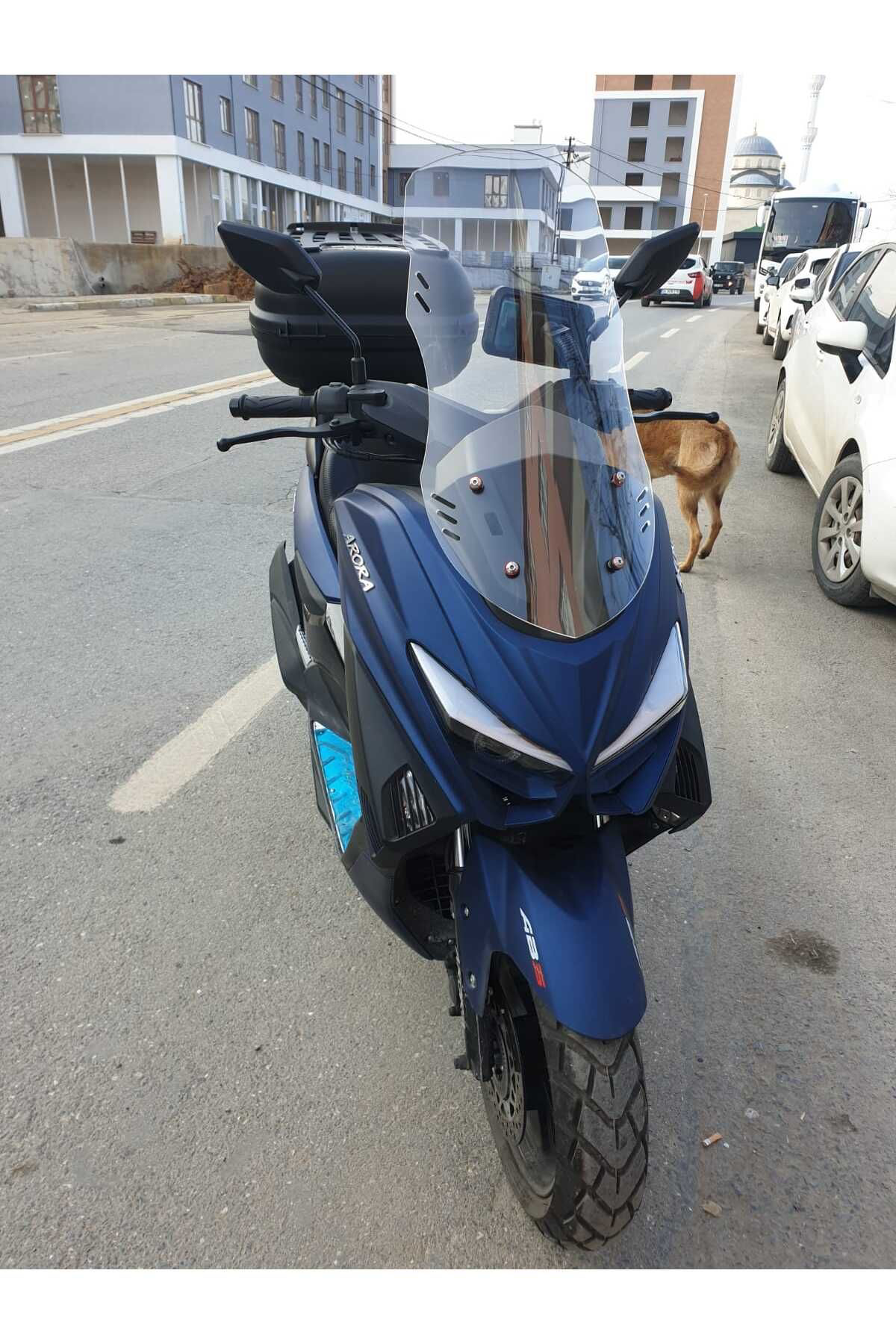 Motocam  Arora Max T 150 Siperlik Ön Cam 2022-2025 Model 65Cm Şeff