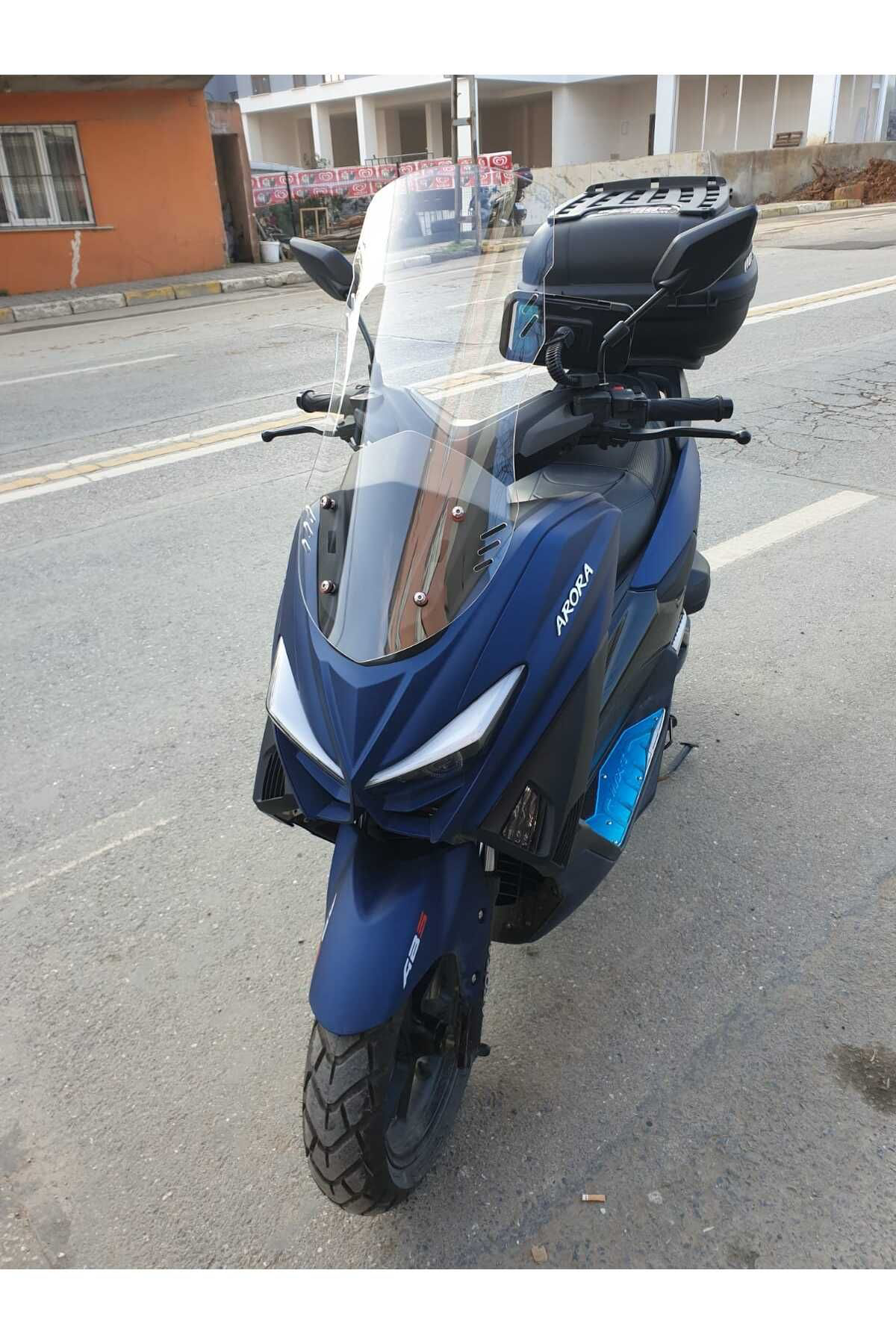 Motocam  Arora Max T 150 Siperlik Ön Cam 2022-2025 Model 65Cm Şeff